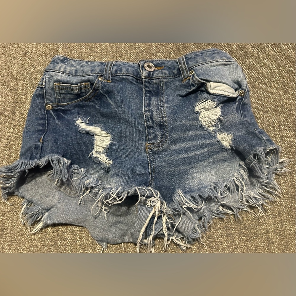 Rewash Denim Shorts Size 1 25 Juniors Pre-Owned